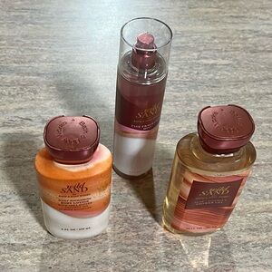 Bath & Body Works Discontinued Wild Sand Shower gel, Lotion, Fragrance Mist Trio
